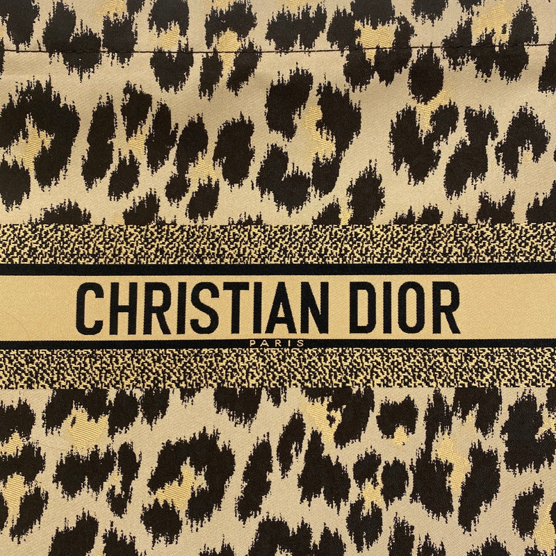 CHRISTIAN DIOR animal print pouch