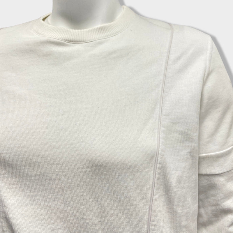second-hand GIVENCHY white cotton sweatshirt | Size S