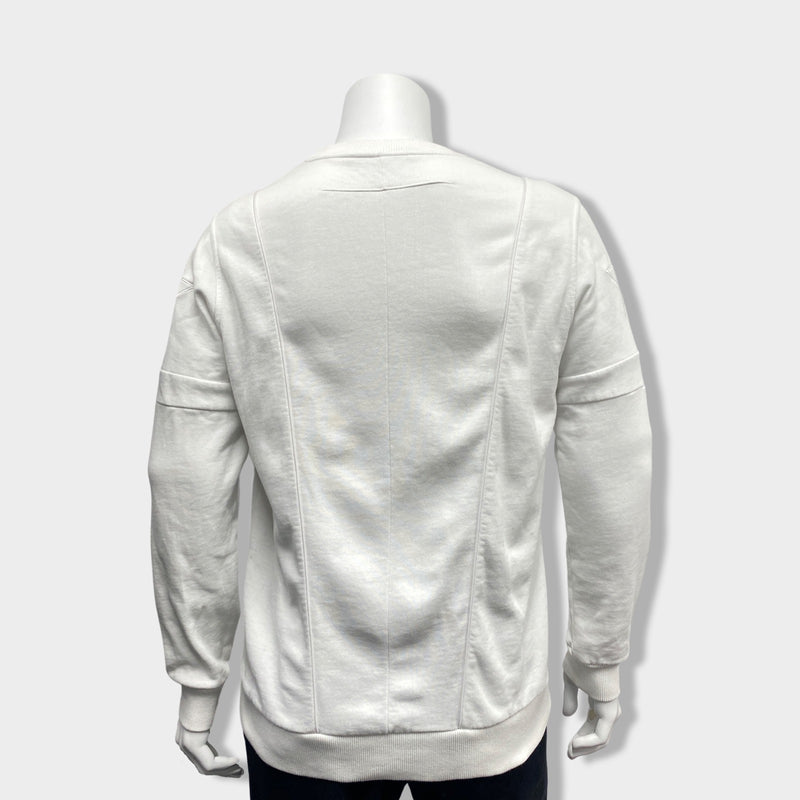 GIVENCHY white cotton sweatshirt