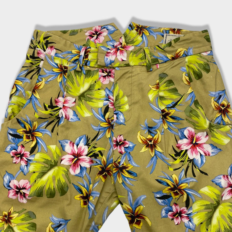 HAIKURE multicolour floral print cotton trousers