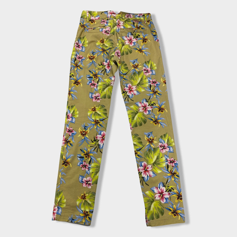 HAIKURE multicolour floral print cotton trousers
