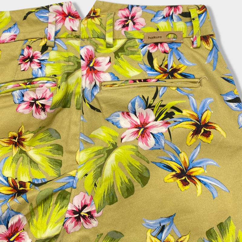 HAIKURE multicolour floral print cotton trousers