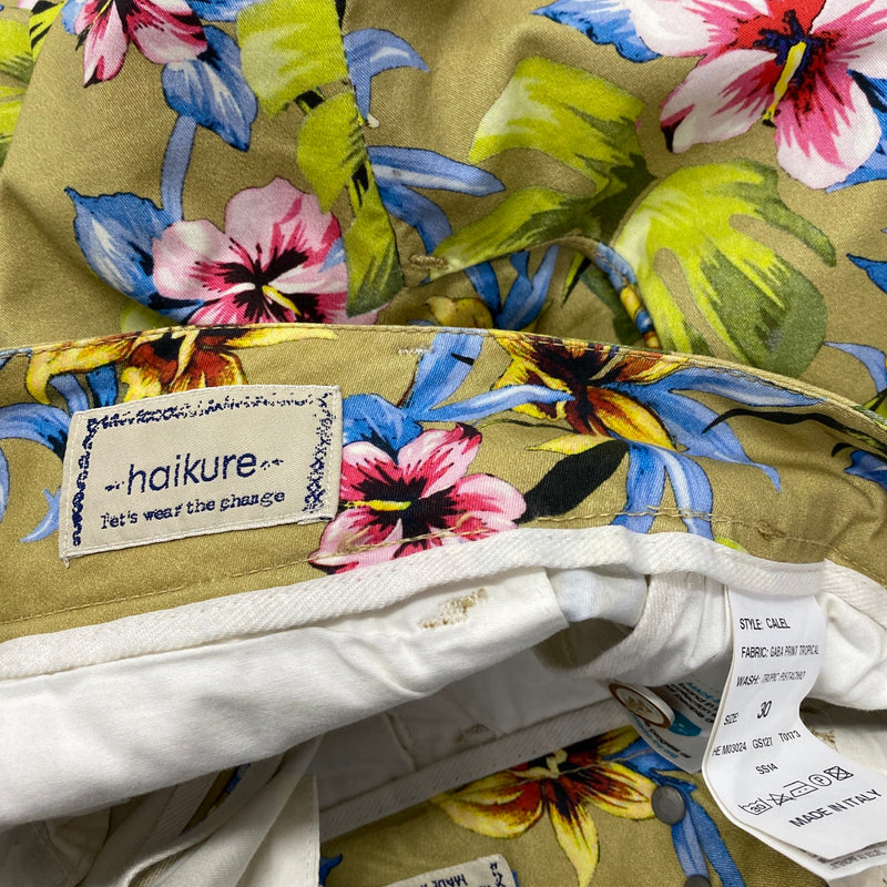 HAIKURE multicolour floral print cotton trousers