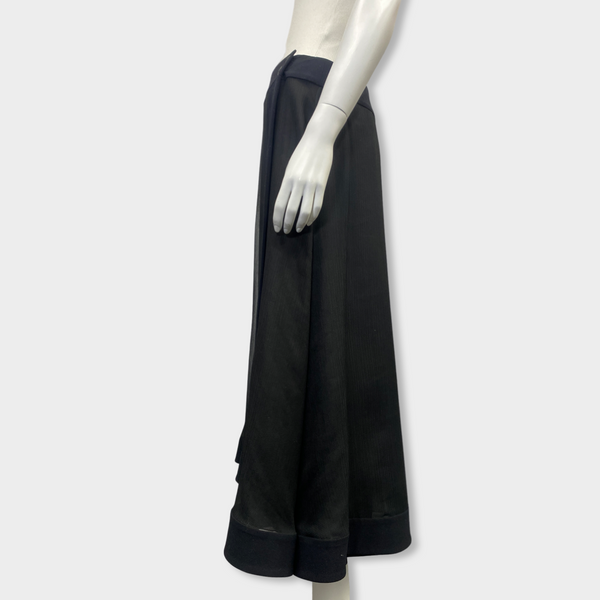 CHANEL black silk skirt – Loop Generation