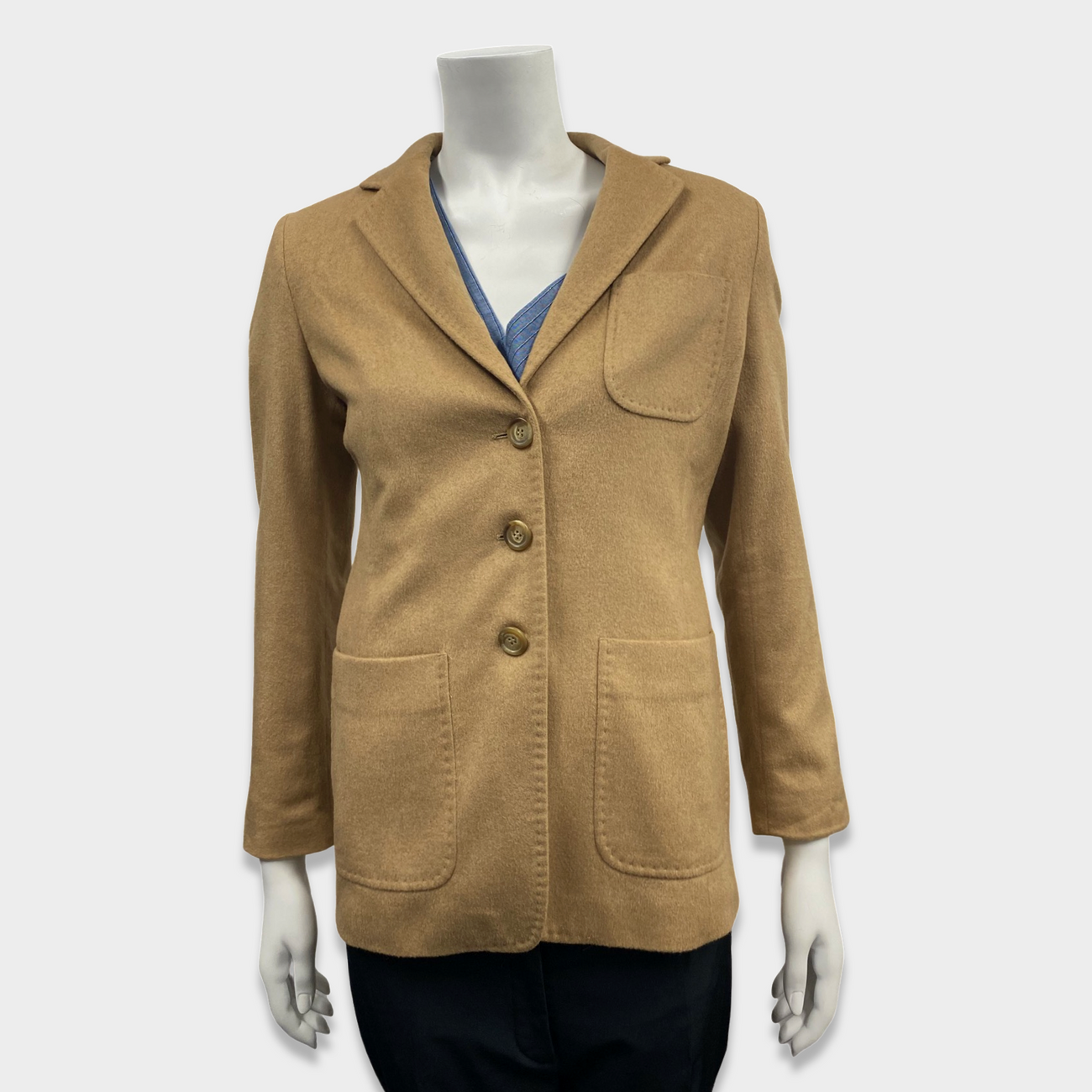 Talbots camel sales hair blazer