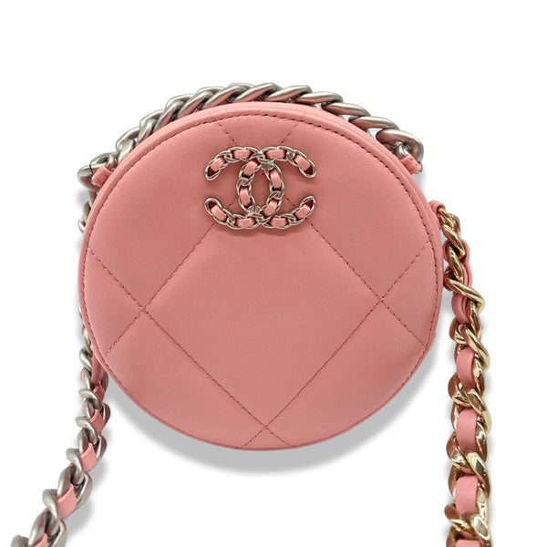 CHANEL pink CC round mini leather bag – Loop Generation