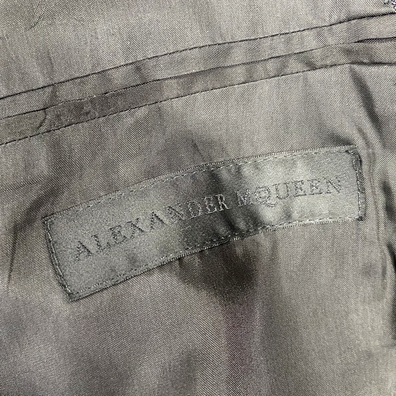 ALEXANDER MCQUEEN grey wool jacket