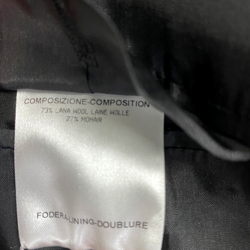 ALEXANDER MCQUEEN grey wool jacket