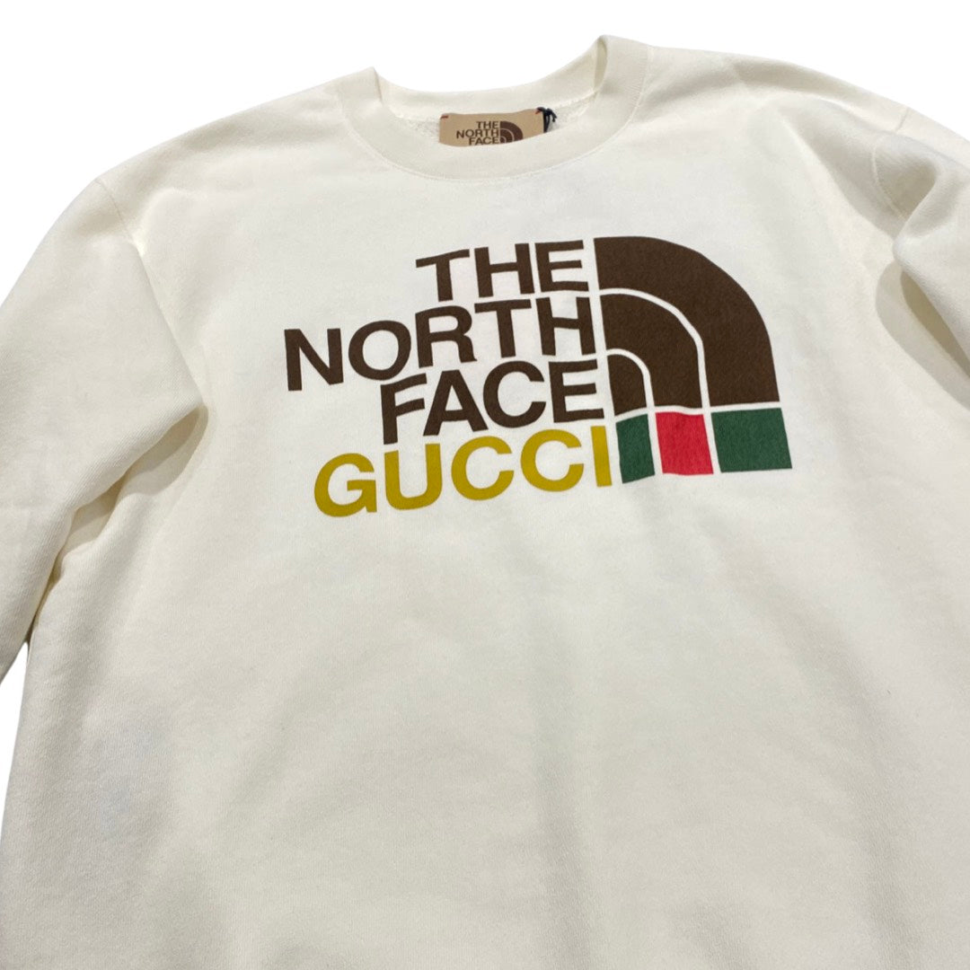 THE NORTH FACE GUCCI ecru cotton sweatshirt – Loop Generation