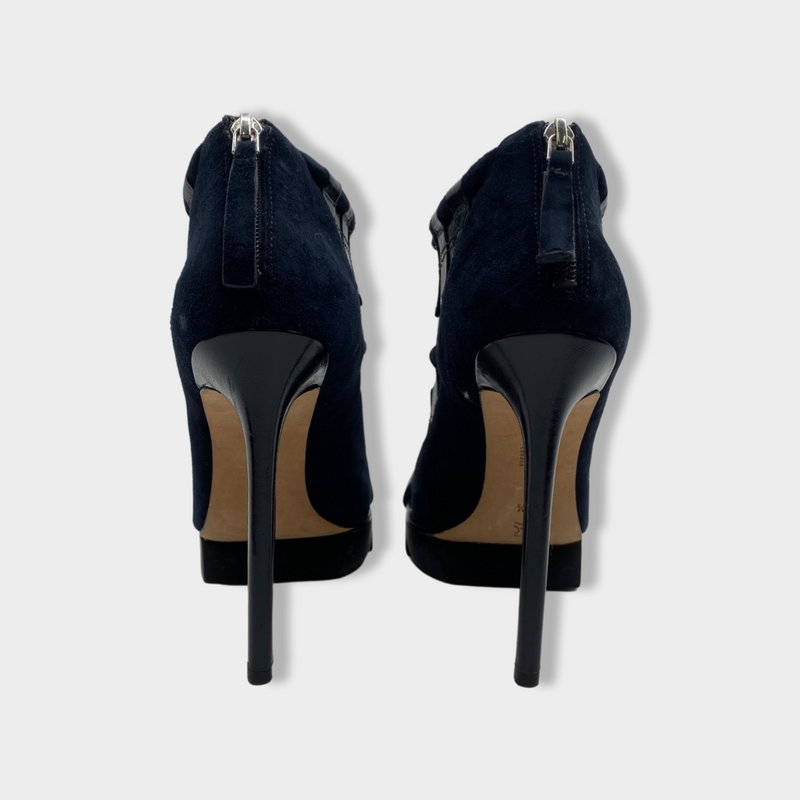 CAMILLA SKOVGAARD navy and black heels