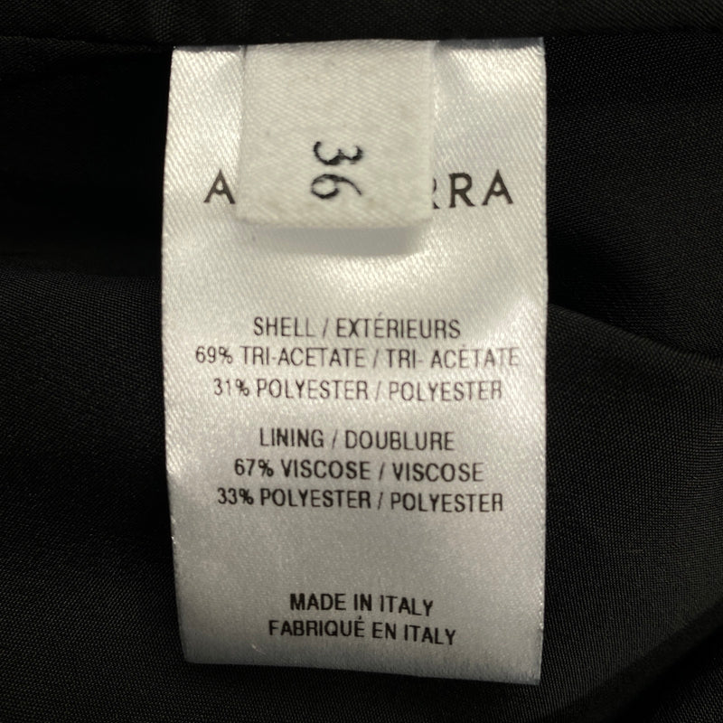 ALTUZARRA black viscose skirt with buttons
