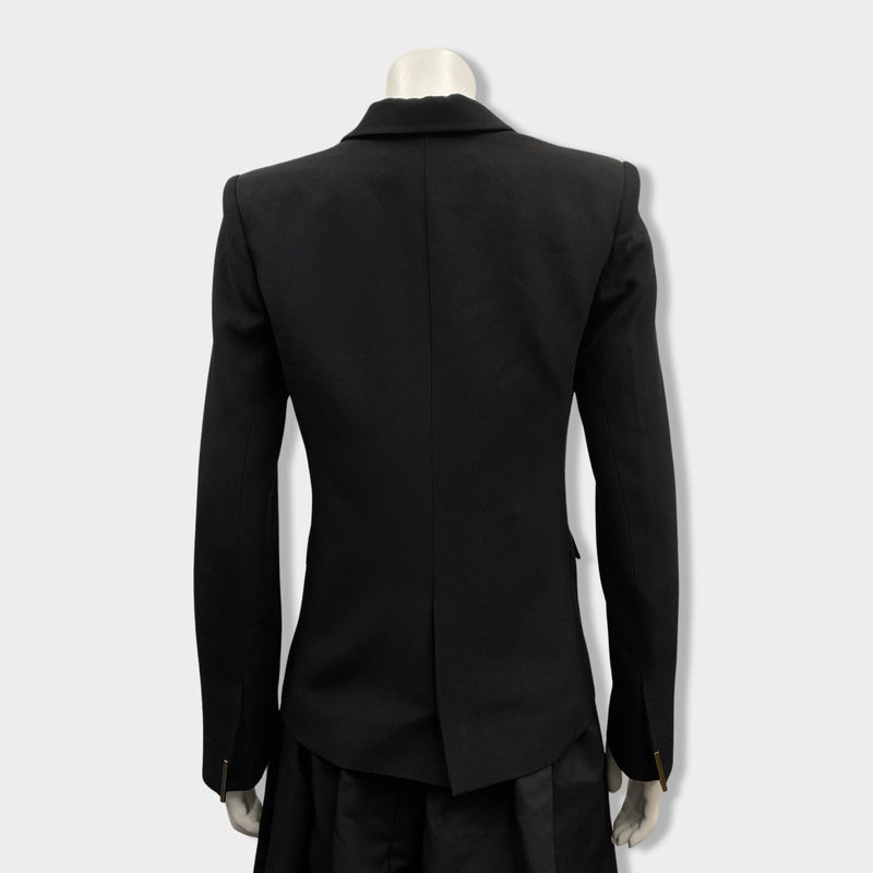 ALEXANDRE VAUTHIER black double-breasted viscose jacket