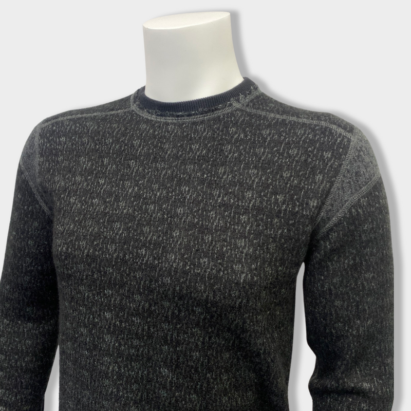 pre-owned ALEXANDER MCQUEEN grey woolen jumper | Size S