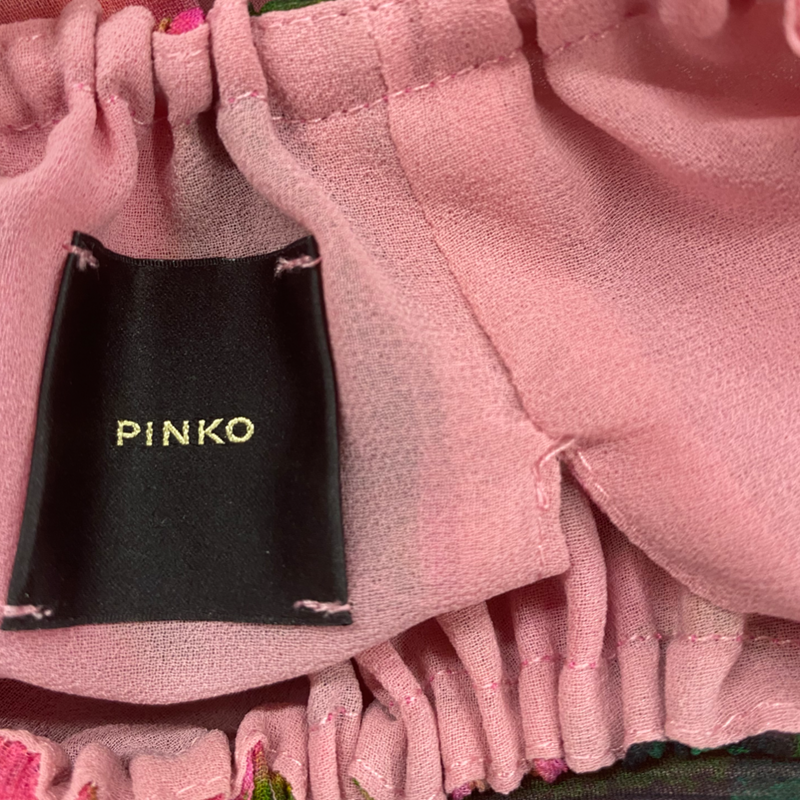 PINKO pink and green dress