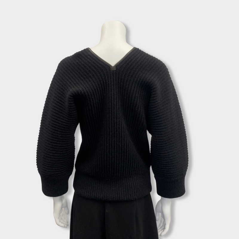 HERMÈS black camel jumper