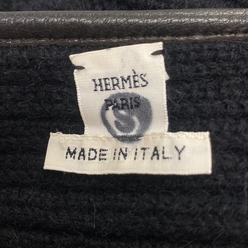HERMÈS black camel jumper