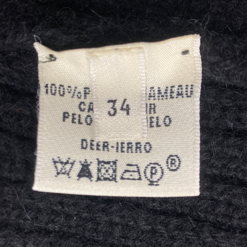 HERMÈS black camel jumper