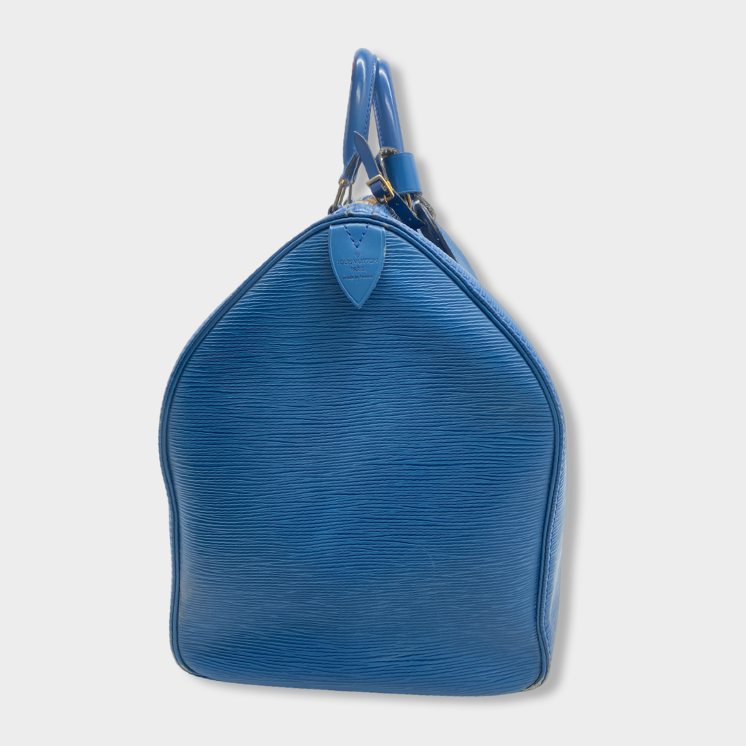 Loop leather handbag Louis Vuitton Blue in Leather - 30607301