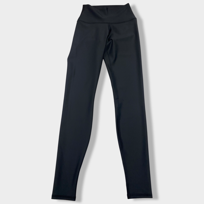 second-hand ALO black skin-tight leggings