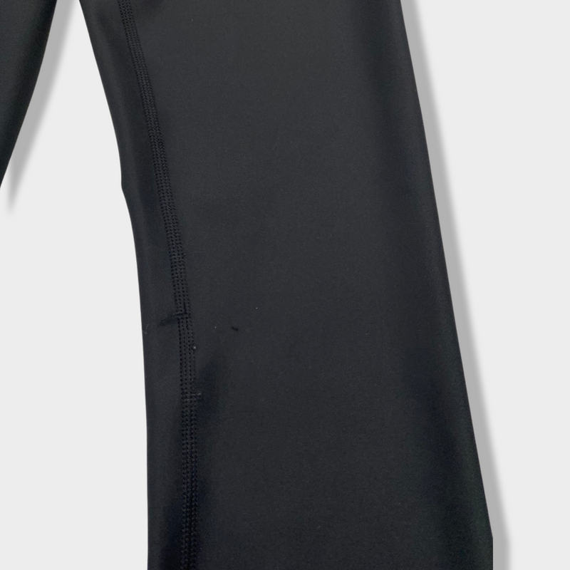 pre-worn ALO black skin-tight leggings
