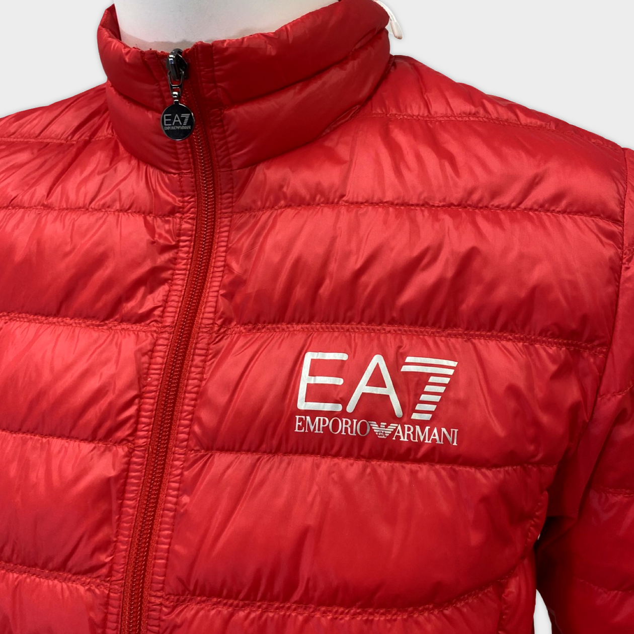 EMPORIO ARMANI BRIGHT RED LIGHT PUFFER JACKET Loop Generation
