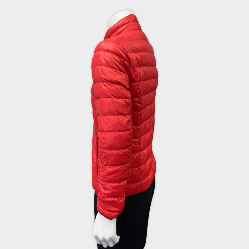 EMPORIO ARMANI BRIGHT RED LIGHT PUFFER JACKET