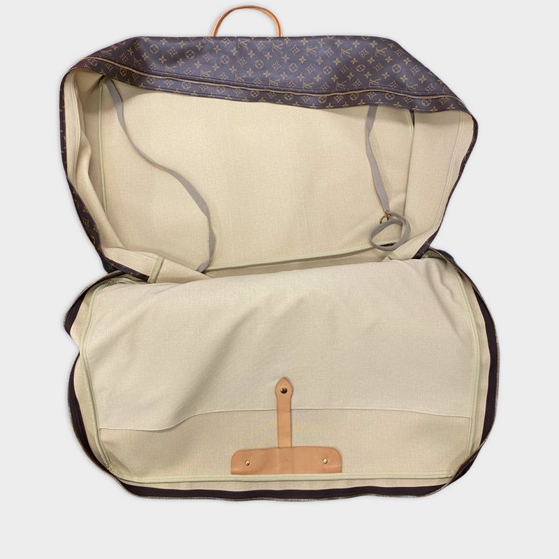 LOUIS VUITTON vintage brown monogram travel bag