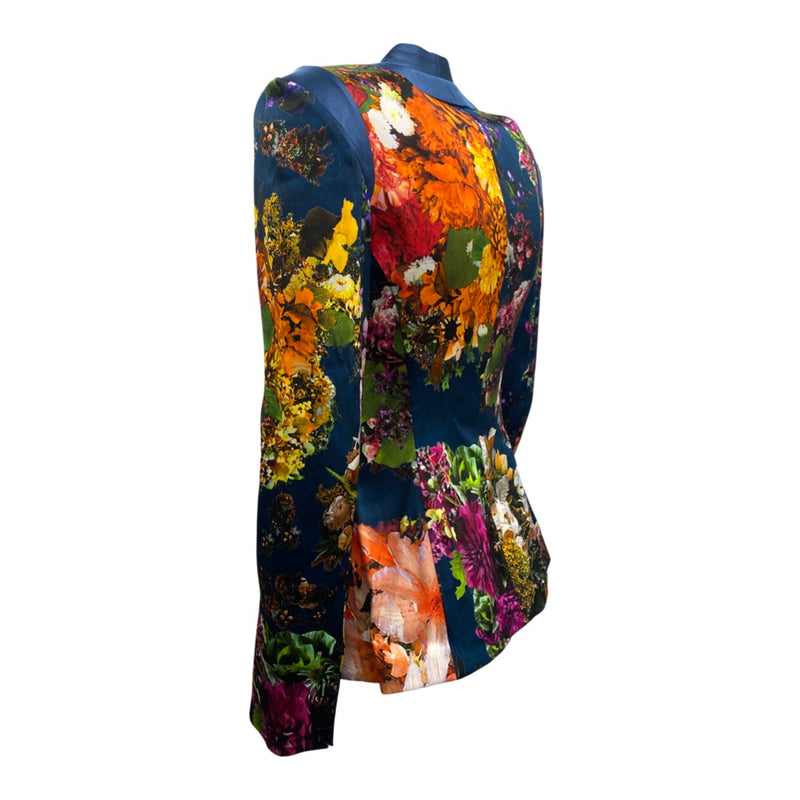 LA PERLA multicolour floral print silk jacket