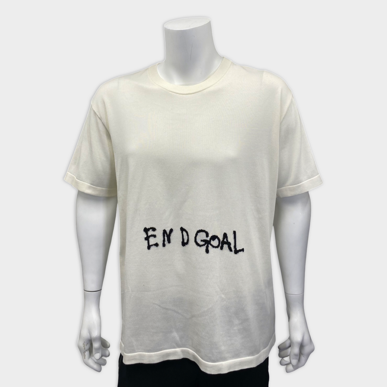 Louis Vuitton Men's End Goal LV Crewneck T-Shirt Cotton Neutral in 2023