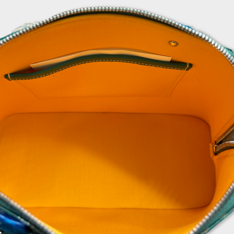 GOYARD green leather Vendôme Mini handbag