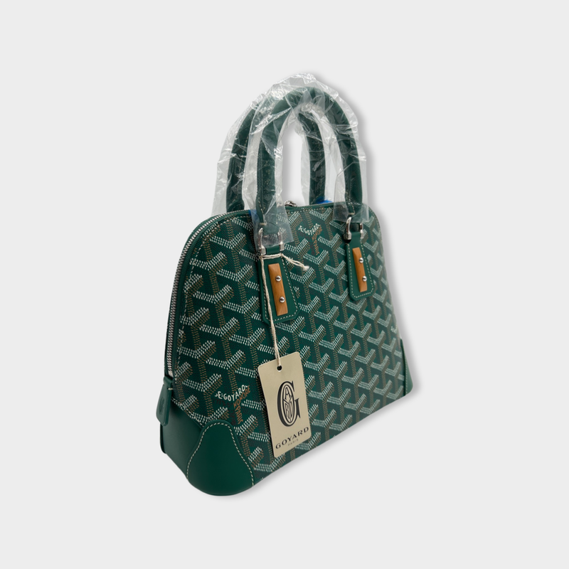 GOYARD green leather Vendôme Mini handbag