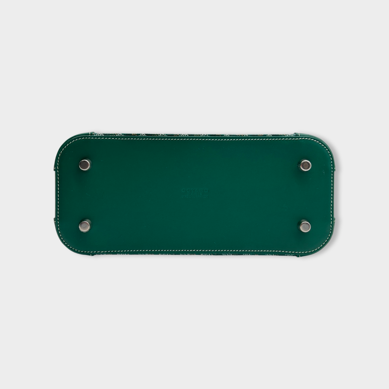 GOYARD green leather Vendôme Mini handbag