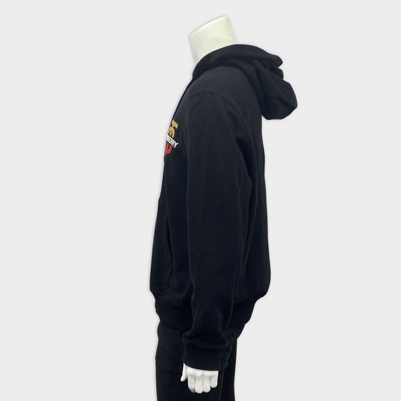 BURBERRY logo zip-up hoodie