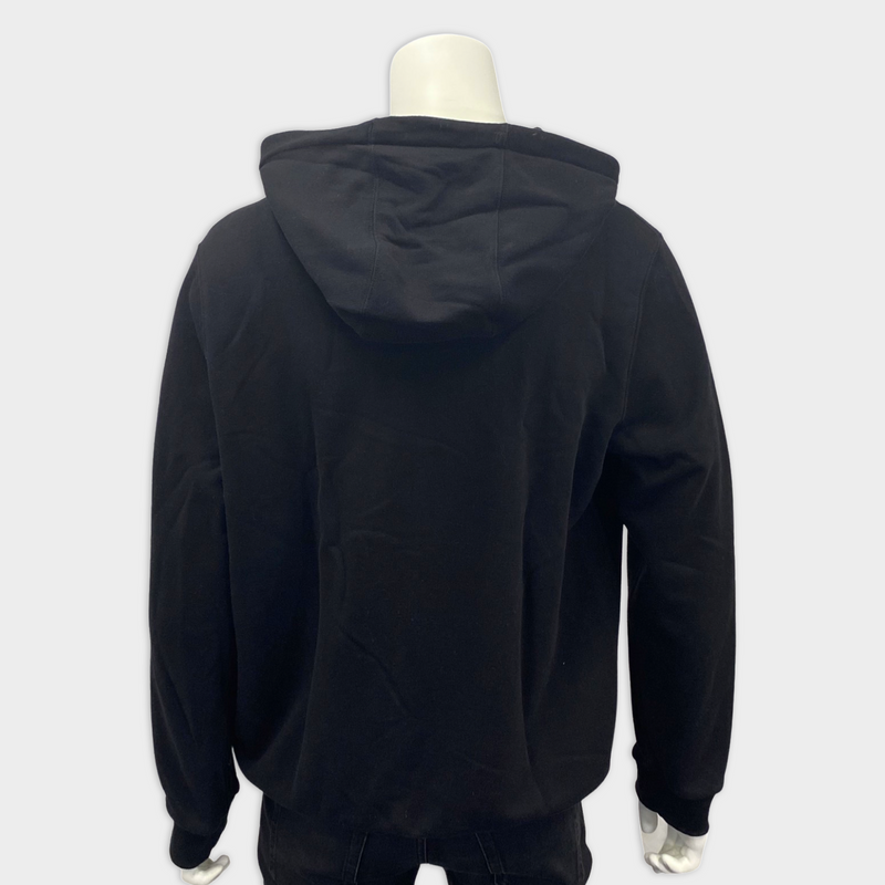 BURBERRY logo zip-up hoodie