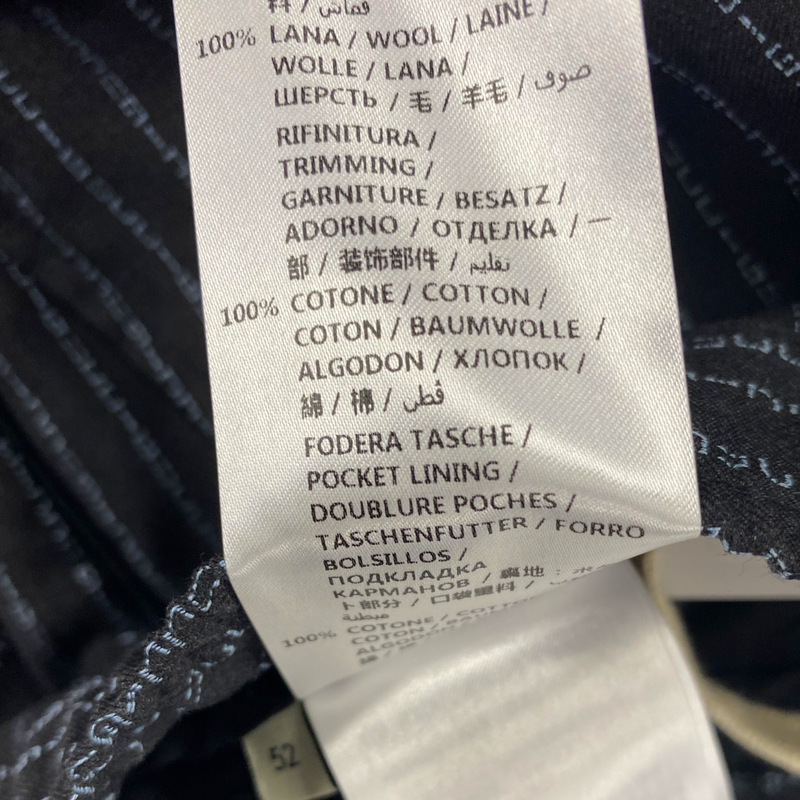 Gucci word stripe pattern trousers