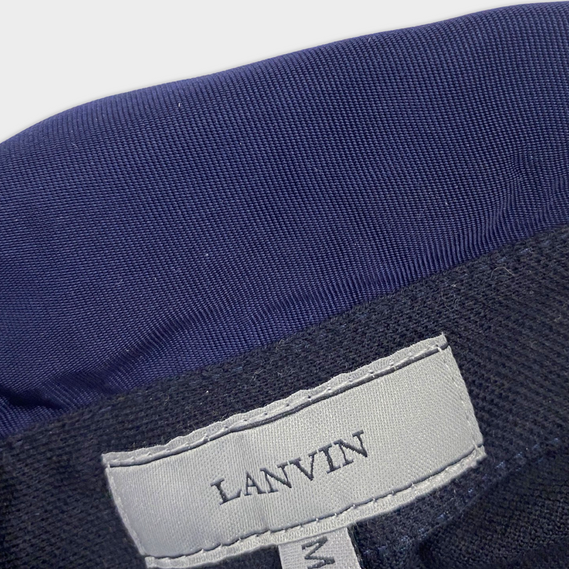 Lanvin navy polo shirt