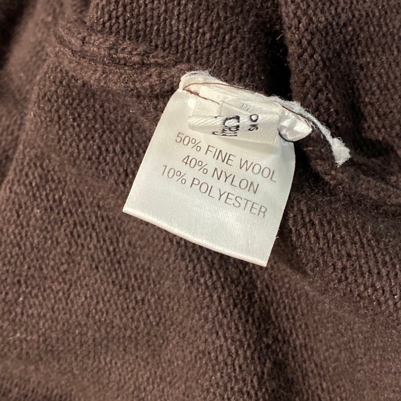 Frankie shop brown sleeveless woolen turtleneck sweater | Size S