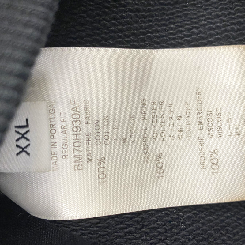 Givenchy Paris geometric detail hoodie