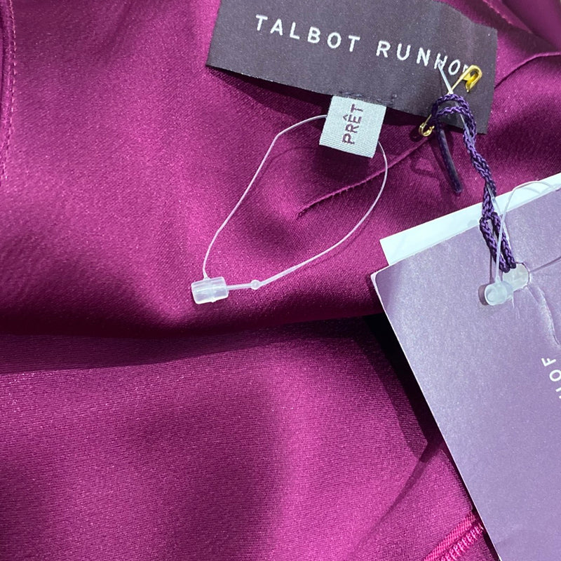 TALBOT RUNHOF fuchsia sleeveless maxi dress | Size US4