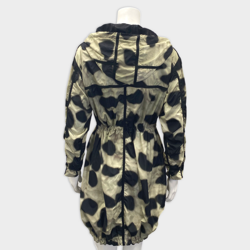 Moncler wind-break coat in graffiti print