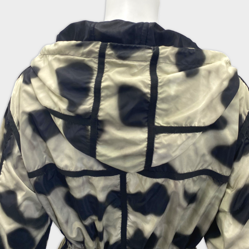 Moncler wind-break coat in graffiti print