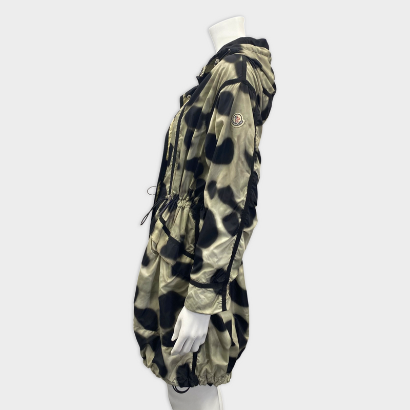 Moncler wind-break coat in graffiti print