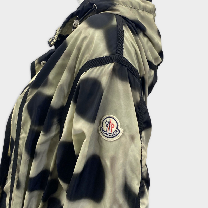 Moncler wind-break coat in graffiti print