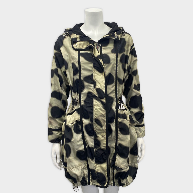 Moncler wind-break coat in graffiti print