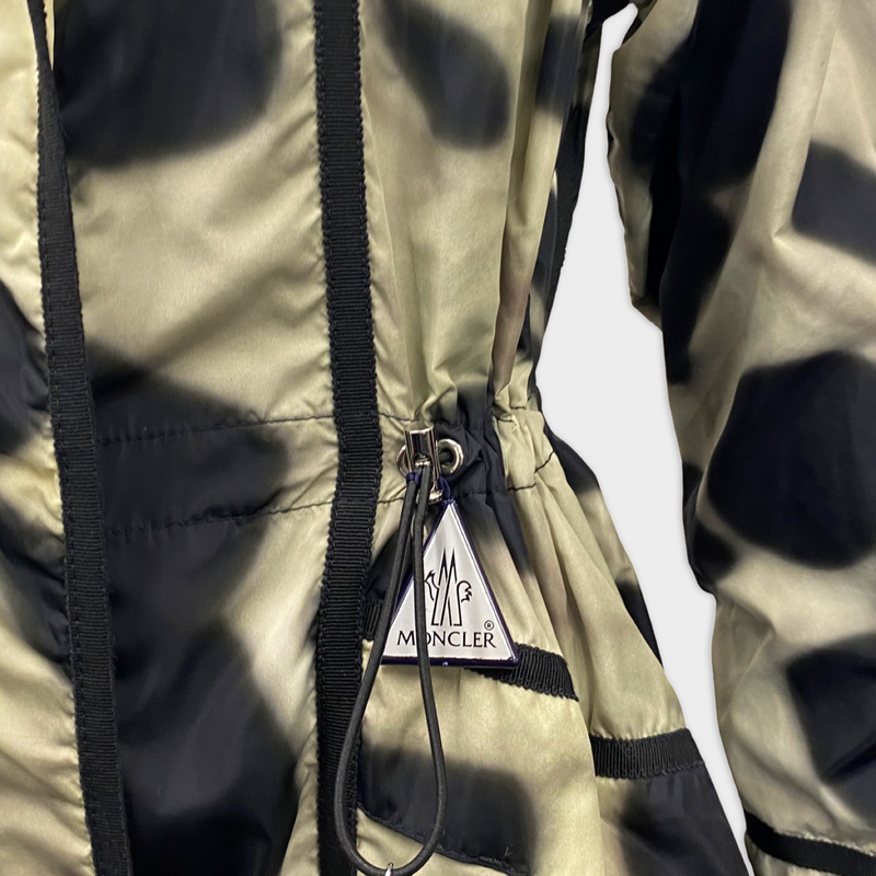 Moncler wind-break coat in graffiti print