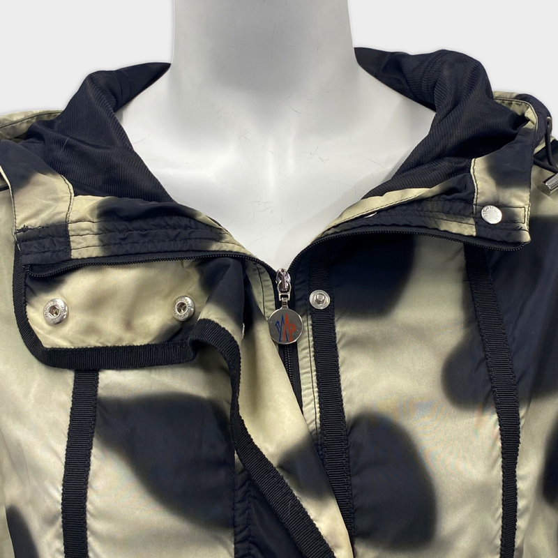 Moncler wind-break coat in graffiti print