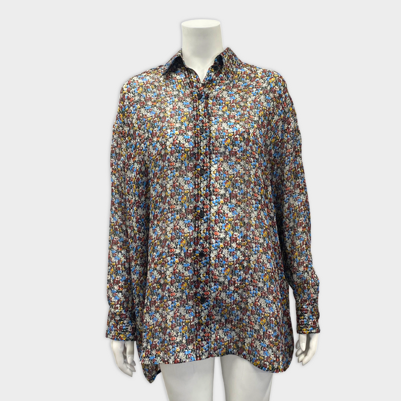 Victoria Beckham floral tunic blouse