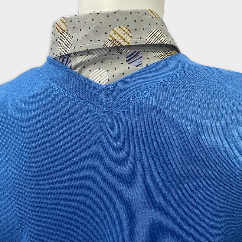 Loro Piana Women's Blue Cashmere Buttonless 'Bibury' Cardigan