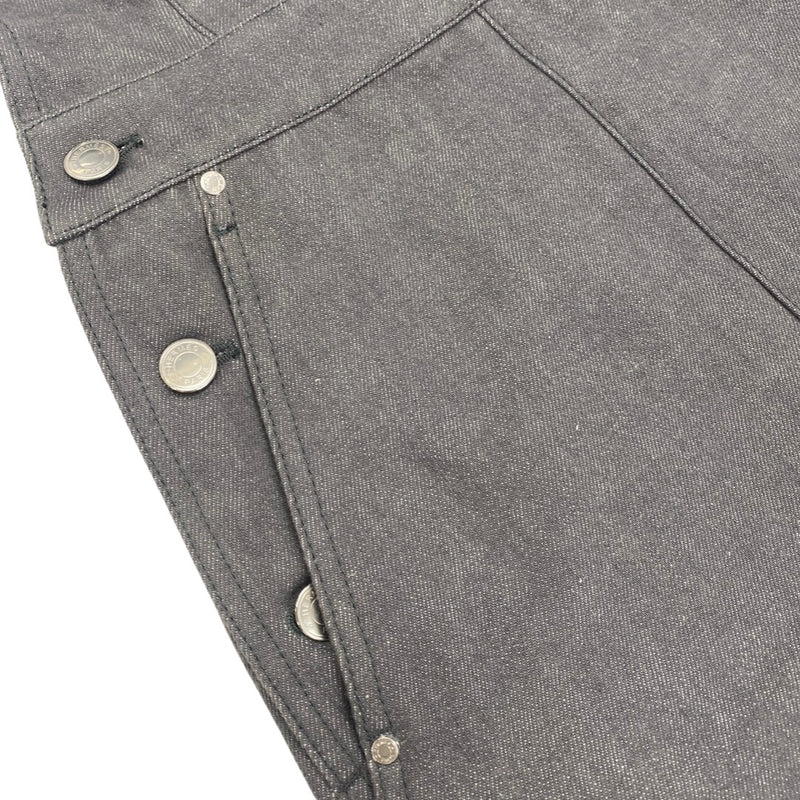 HERMÈS grey denim jumpsuit