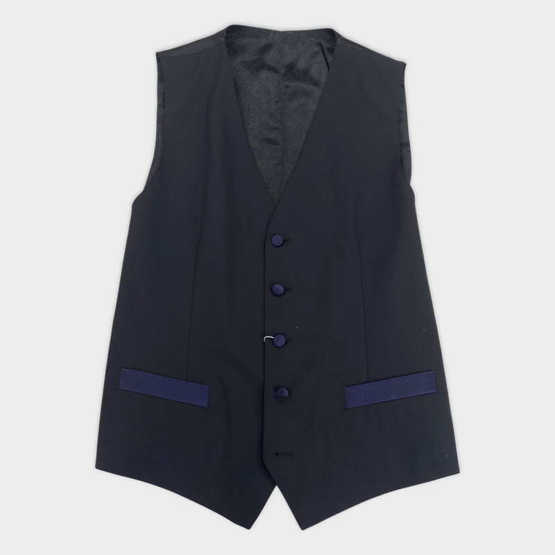 Dolce&Gabbana Martini Men's Black and Navy Wool Suit Set